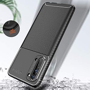 Funda OPPO Find X2 Lite + Protectore de Pantalla, Weideworld [Textura de Fibra de Carbono] [Antichoque/Antirrayas… - immagine 5