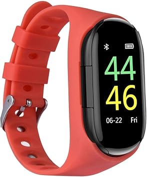 ELEXTOR Earbuds SmartWatch,M1 2 en 1 pulsera inteligente auricular ...