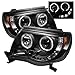 Spyder PRO-YD-TT05-HL-BK Toyota Tacoma Halo LED Black Projector Headlights Assembly (Sold in Pairs)