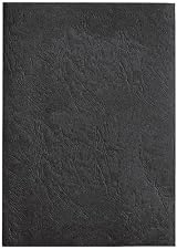 Q-Connect A4 Binding Comb Covers Leathergrain Black Pack of 100 view 3
