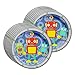 Robot Birthday Party Supplies Set Plates Napkins Cups Tableware Kit for 16