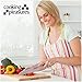 Chef Knife by Cooking Pleasures stainless steel professinal Santoku, 8 inch