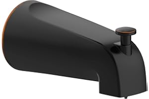 Design House Bathtub Diverter Spout, 1/2-in. Slip-Fit, Oil-Rubbed Bronze, 5.34 In. L x 2.5 In. W x 2.8 In. H, 522938