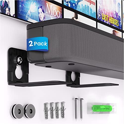 EVEO Universal Soundbar Mount - 2 Pack for 2