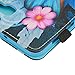 Dteck Case for Samsung Galaxy Tab A 10.1 SM-T580 (2016 Model), Slim Lightweight Stand Smart Case Cover with Auto Sleep/Wake Function for Samsung Tab A 10.1 (NO S Pen Version), Pink Flower&Butterfly
