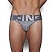 C-IN2 Men's Core Basic Strap Jock, Grey Heather, Large