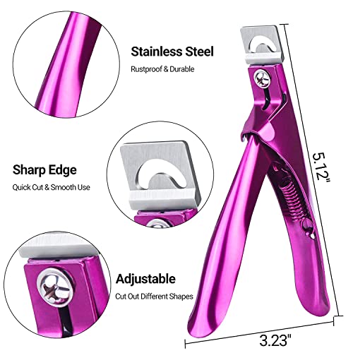 MelodySusie Acrylic Nail Clippers, Professional Nail Clippers Cutters