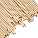 EBOOT 100 Pack Unfinished Natural Wood Craft 6 x 1/4 Inch Wooden Dowel Rods