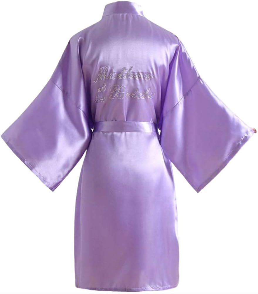 bademantel damen kurz satin