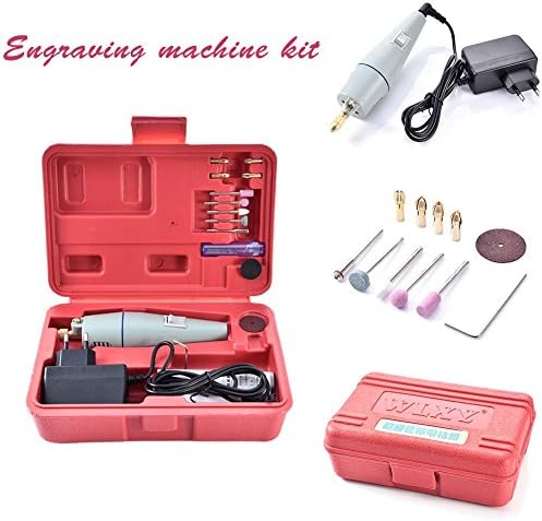 17PCS Multi Tool Kit,Mini Electric Drill Handy Grinder for Engraving Grinding Sharpening Cutting DIY Power Tools Kit with AC/DC adapter/15pcs Accessories