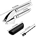 Garlic Press Stainless Steel Professional Garlic Press with Garlic Peeler Silicone Tube Roller and Cleaning Brush Bonus, Garlic Crusher/Mincer/Chopper - Large Capacity, Easy Squeeze