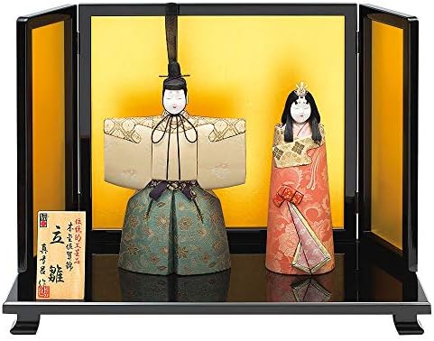 雛人形 木目込み人形 期間限定特価品 真多呂作 本金 華宝立雛セット 立雛 コンパクト お雛様 おひなさま 木目込み ミニ かわいい ひな人形 おしゃれ