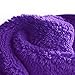Miracle FACE ERASE Makeup Remover Cloth 2-Pack – Reusable Microfiber Face Cloths with 6 Hair Ties – Use With Water – Washable, Sensitive Skin Friendly Makeup Eraser (2 Count, Purple)