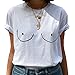 BLACKMYTH Women's Cute Graphic T Shirts Funny Tops Short Sleeve Tees
