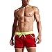 LETSQK Men's Swim Trunks Swim Shorts Mesh Lining Funny Swimwear Bathing Suits with Pockets