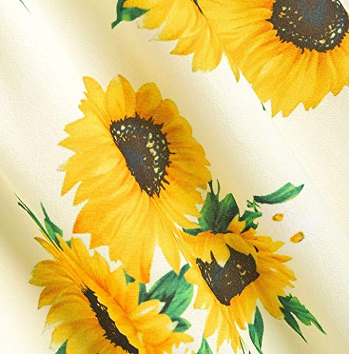 4 Photno+Fashion+Bandage+Sunflower+Dress