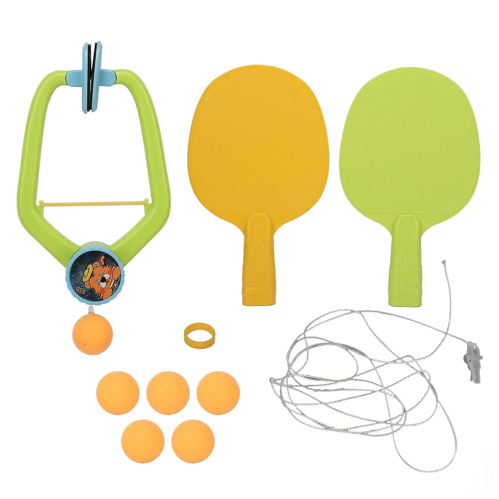 Sarini Indoor Hanging Table Tennis, Table Tennis Trainer, Parent Interactive Games, Hand-Eye Coordination, No Table Required