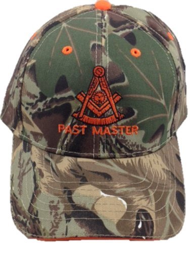 D9985 Hat Masonic Camo with Past Master 