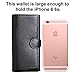 Women RFID Blocking Wallet Trifold Ladies Luxury Leather Clutch Travel Purse Black