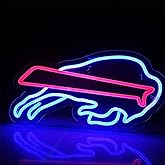 Neon Sign for Buffalo Wall Decor,Man Cave Beer Bar Pub,Game Room,Garage,Christmas Birthday Party Decor Gift