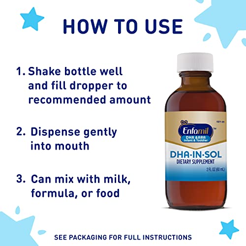 Enfamil DHAInSol for Infants & Toddlers Supplements, Supports Brain
