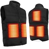 Warm Storm Heated Vest, Unisex Stand Collar Polar Fleece Jacket with 5-Zone Heat & 3 Settings for Outdoor, Work, Winter