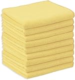 Simple Houseware 9 Pack - Microfiber Thick Cleaning Towel Cloth, 16 x 24 Inches