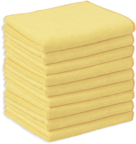 Simple Houseware 9 Pack – Microfiber Thick Cleaning Towel Cloth, 16 x 24 Inches