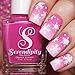 Whats Up Nails - Gold Merry Snowflake Vinyl Stencils for Christmas Nail Art Design (1 Sheet, 20 Stencils)