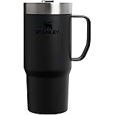 STANLEY The Everyday Suburban Mug | 16 oz | Drink Through Lid | Cup for Coffee, Tea and Drinks | Insulated Stainless Steel Coffee Mug | BPA-Free | Black 2.0