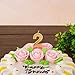 URAQT Birthday Candles Numbers, Gold Glitter Birthday Numeral Candles for Birthdays, Weddings, Reunions, Theme Party, Number 2