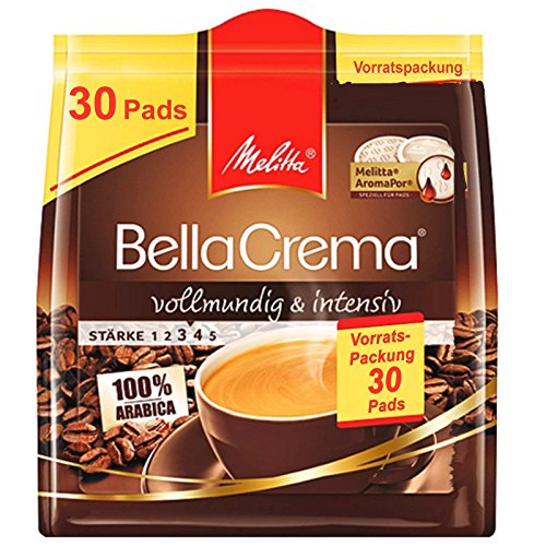 Melitta BellaCrema 6x 30 Kaffeepads á 201g, vollmundig & intensiv (1206g) - 100% Arabica – Bild 4