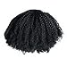 Ms Fenda Hair Raw Remy Virgin Peruvian Human Hair Natural Color Afro Kinky Curly Hair Piece Clip-in Top Closure Ponytail