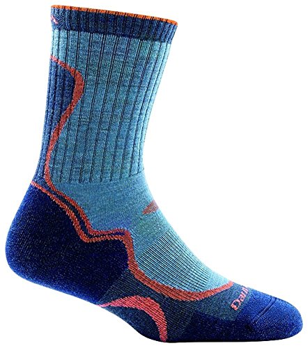 Darn Tough Micro Crew Light Cushion Sock - Women's Denim Small