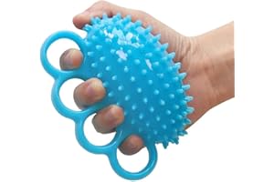 BERFEA Hand Grip Strengthener Finger Exercisers Trainer Equipment Squeeze Stress Ball for Relieve Wrist Pain, Carpal Tunnel, Hand Physical Therapy, Stress Relief, Elderly Stroke Recovery, Arthritis, Anxiety