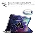 Fintie Case for iPad Pro 9.7-360 Degree Rotating Stand Protective Cover with Smart Stand Cover Auto Sleep/Wake Feature for iPad Pro 9.7 Inch (2016 Version), Galaxy