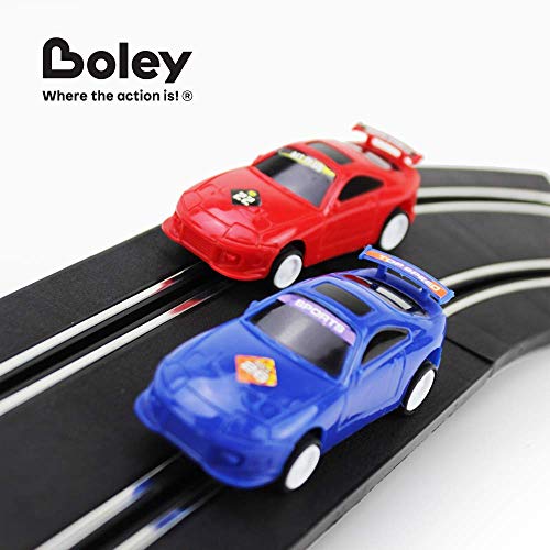Boley Slot Car Racing Track Set Build Your Own Electric DoubleRail