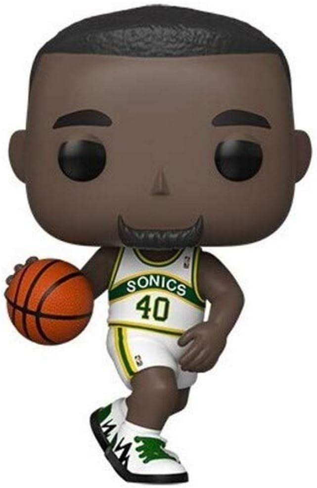 Funko POP! NBA: Legends-Shawn Kemp, (Sonics Home), Collectable Vinyl Figure, Gift Idea, Official Merchandise