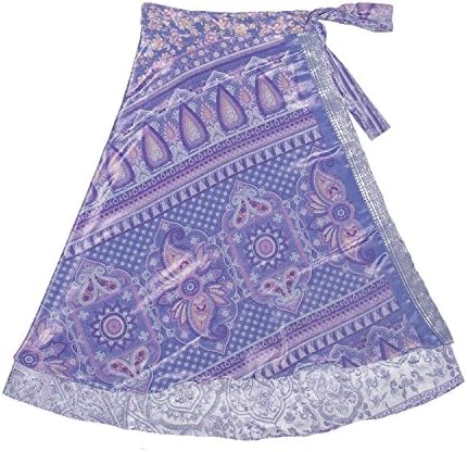 Magic Skirt - [Premium Selection] - 3/4 Length Silk Blend Convertible Wrap Skirt (A893)