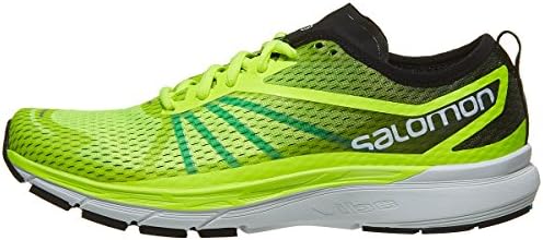 yellow salomon shoes