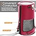 rooCASE Protective Case for Bose Revolve+ - Premium Vegan Leather Cover Sleeve Skin for Bose SoundLink Revolve Plus, Magenta (NOT Compatible with Revolve)