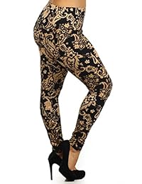 Leggings de cintura alta para dama, ultra suaves, talla grande, más de 40 diseños