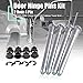 RULLINE Door Hinge Pin and Bushing Repair Kits (4 Pins 2 Door) Door Hinge Repair Kit Storm Door Hinge Pin Repair Kit Compatible with Chevy GMC Fullsize Truck SUV 1988-2002