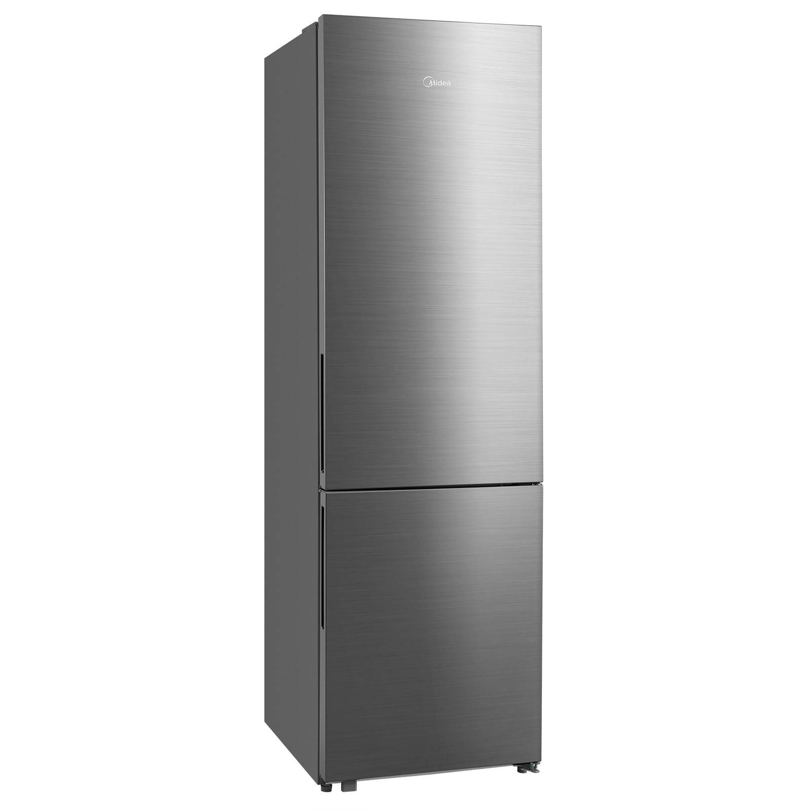 Midea 443L Kühl-Gefrierkombination SPACE MASTER, 201 cm, NoFrost, Multi-Airflow, -24° 4-Sterne-Gefrierfach, SuperKühlen & SuperGefrieren, LED, 35 dB, Maxx Fresh Zone, Edelstahl-Optik, MDRB600MME46 2