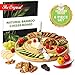 Bamboo Cheese Board and Knife Set, Charcuterie Board Set Large (13 x 13 inch) includes, Serving Forks, Cheese Knives, Ideal Wedding Gift, Housewarming Gift, Anniversary, Birthday (The Tuscany)