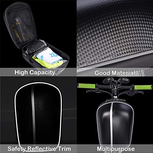 Bicycle Trunk Bag / Cycling Rack Pack / Bike Rear Bag, Hard Shell & Waterproof , w/ Quick