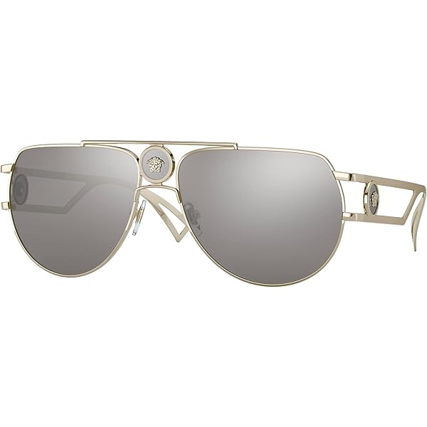 Amazon.com: Versace Unisex Sunglasses Gold Frame, Polarized