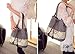 ArcEnCiel Canvas Tote Bag for Women Shoulder Purse Beach Handbags Work Travel Shopping Pack (Gray)