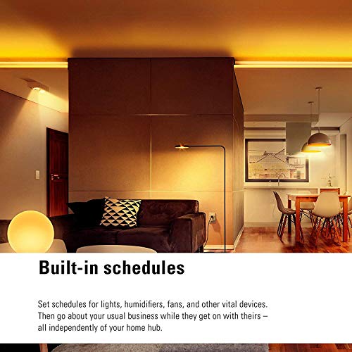 Eve Energy - Smart Plug & Power Meter with built-in schedules, switch a connected lamp or device on & off, voice control, no bridge necessary, Bluetooth Low Energy (Apple HomeKit) - 3 pack - Thumbnail 4