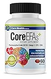 Core Health Efa's Essential Fatty Acids 60Count - Pharmaceutical Grade Krill, Omega 3-6-9, Epa, Dha